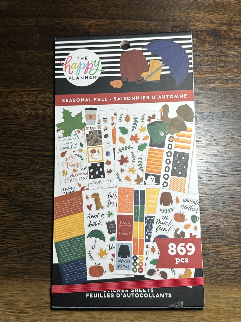 The Happy Planner Seasonal Fall Sticker Book